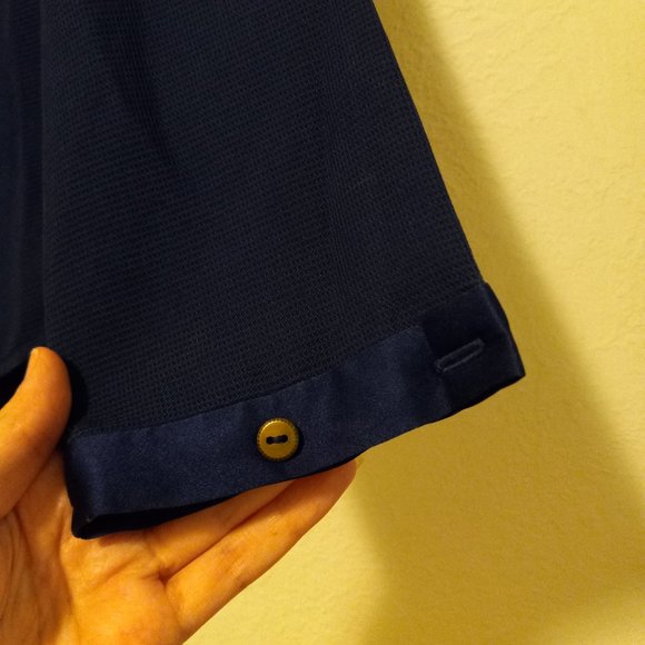 100% Silk Ruffle Neck Blouse Designer Girly Romantic Feminine Frenchgirl Size 0 - Picture 11 of 15